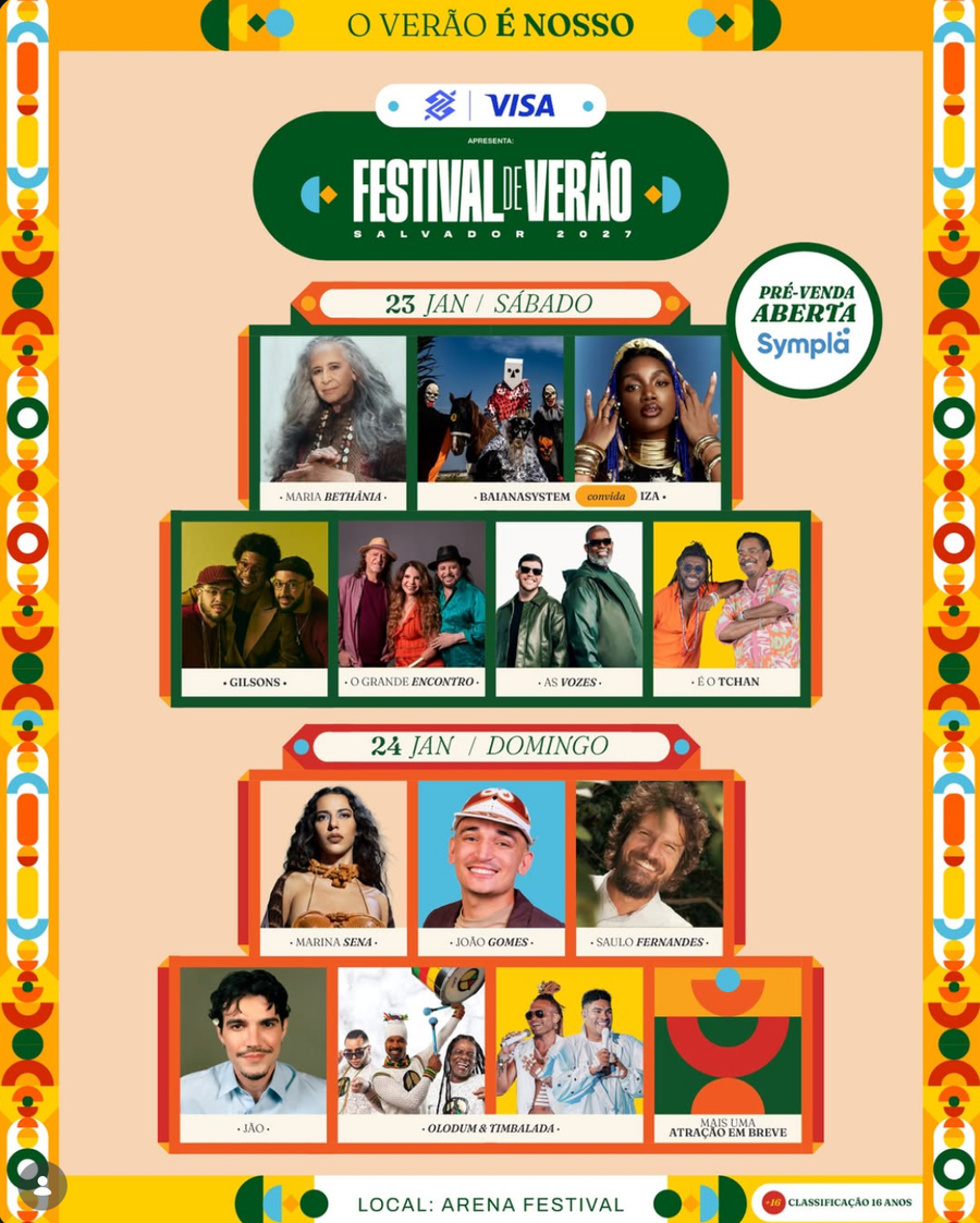 Festival de Verão Salvador 2027 — Salvador